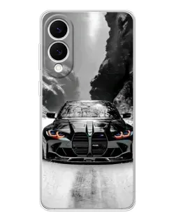 Чехол для Samsung Galaxy S25 Edge с картинкой «BMW — акварельный дрифт»