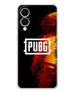 Чехол для Samsung Galaxy S25 Edge с картинкой «Яркий логотип PUBG»