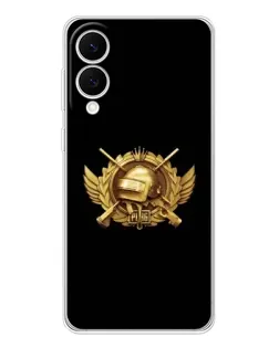 Чехол для Samsung Galaxy S25 Edge с картинкой «PUBG — оранжевый градиент»