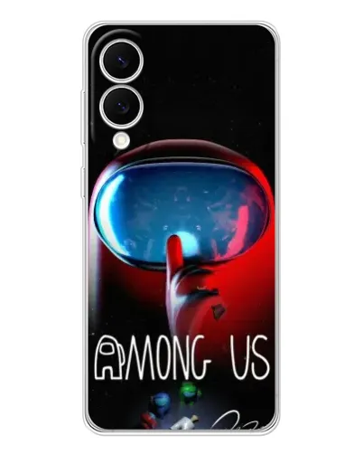 Чехол для Samsung Galaxy S25 Edge с картинкой «Красный импостер — макро» Чехол для Samsung Galaxy S25 Edge с картинкой «Красный импостер — макро»