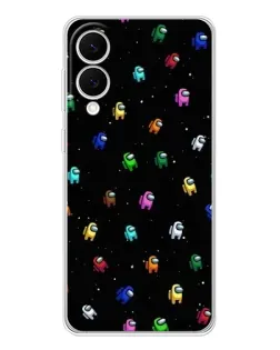 Чехол для Samsung Galaxy S25 Edge с картинкой «Экипаж Among Us»