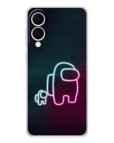 Чехол для Samsung Galaxy S25 Edge с картинкой «Among Us неон-арт» Чехол для Samsung Galaxy S25 Edge с картинкой «Among Us неон-арт»