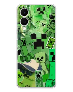 Чехол для Samsung Galaxy S25 Edge с картинкой «Криперы Minecraft»