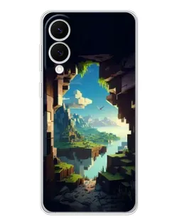 Чехол для Samsung Galaxy S25 Edge с картинкой «Вид из пещеры»