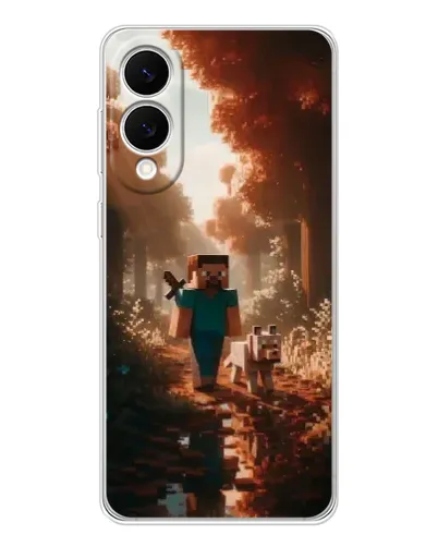 Чехол для Samsung Galaxy S25 Edge с картинкой «Стив в лесу» Чехол для Samsung Galaxy S25 Edge с картинкой «Стив в лесу»