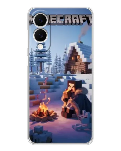 Чехол для Samsung Galaxy S25 Edge с картинкой «Зимний Minecraft» Чехол для Samsung Galaxy S25 Edge с картинкой «Зимний Minecraft»