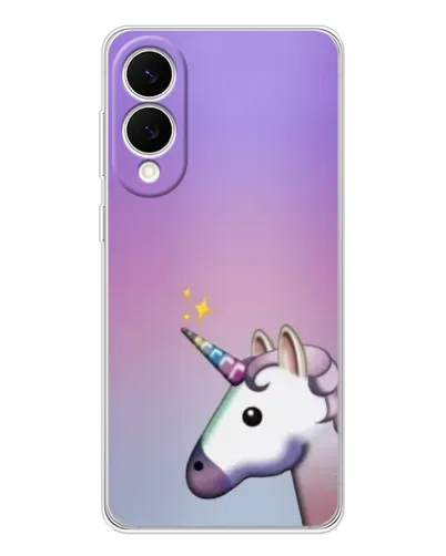 Чехол для Samsung Galaxy S25 Edge с картинкой «Единорог градиент»