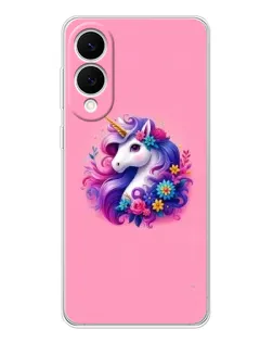 Чехол для Samsung Galaxy S25 Edge с картинкой «Сказочный единорог»