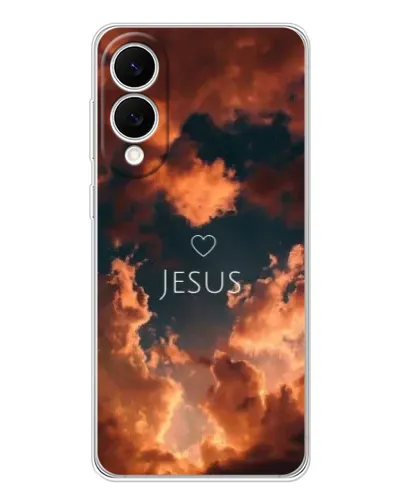 Чехол для Samsung Galaxy S25 Edge с картинкой «Сияние Имени Jesus»