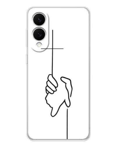 Чехол для Samsung Galaxy S25 Edge с картинкой «Рука держит»