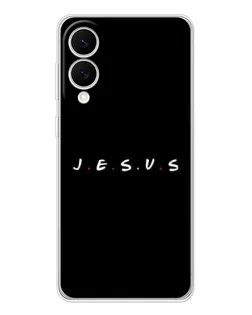 Чехол для Samsung Galaxy S25 Edge с картинкой «Точки веры J.E.S.U.S.»
