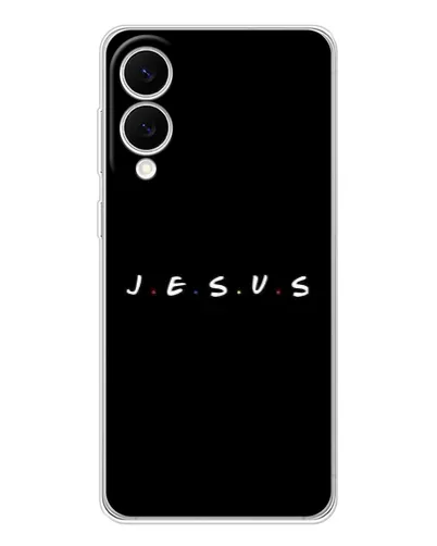 Чехол для Samsung Galaxy S25 Edge с картинкой «Точки веры J.E.S.U.S.»