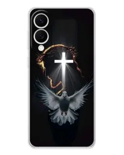 Чехол для Samsung Galaxy S25 Edge с картинкой «Голубь и Свет»