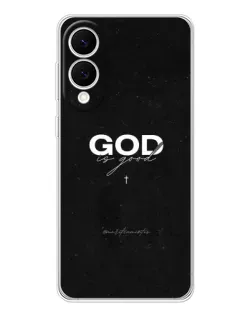 Чехол для Samsung Galaxy S25 Edge с картинкой «GOD — Бог над всем»