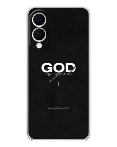 Чехол для Samsung Galaxy S25 Edge с картинкой «GOD — Бог над всем»