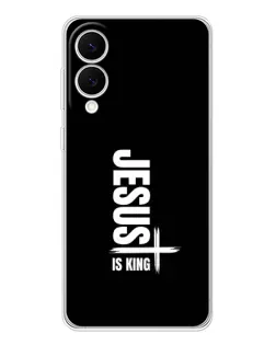 Чехол для Samsung Galaxy S25 Edge с картинкой «Вертикаль веры Jesus»