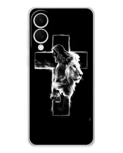 Чехол для Samsung Galaxy S25 Edge с картинкой «Сияющий крест Jesus»