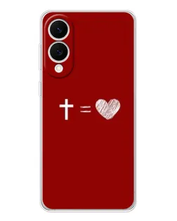 Чехол для Samsung Galaxy S25 Edge с картинкой «Уравнение любви»