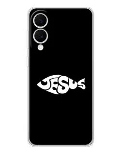 Чехол для Samsung Galaxy S25 Edge с картинкой «Рыба Jesus»