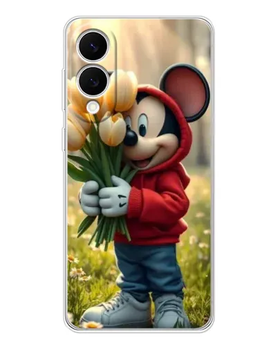 Чехол для Samsung Galaxy S25 Edge с картинкой «Микки с тюльпанами» Чехол для Samsung Galaxy S25 Edge с картинкой «Микки с тюльпанами»