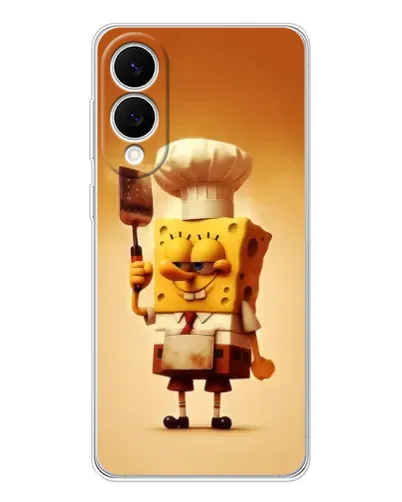 Чехол для Samsung Galaxy S25 Edge с картинкой «Губка Боб повар»