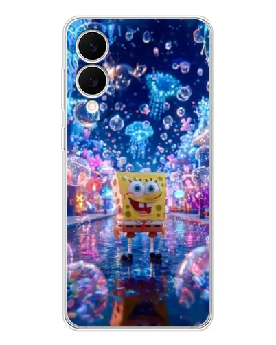 Чехол для Samsung Galaxy S25 Edge с картинкой «Неоновый океан»