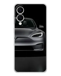 Чехол для Samsung Galaxy S25 Edge с картинкой «Tesla Model S Look»