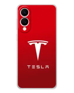 Чехол для Samsung Galaxy S25 Edge с картинкой «Tesla Red Classic»