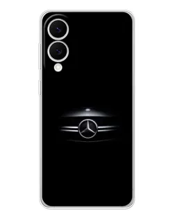 Чехол для Samsung Galaxy S25 Edge с картинкой «Mercedes — абстрактные линии»