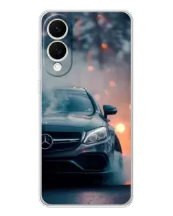 Чехол для Samsung Galaxy S25 Edge с картинкой «Mercedes — ночной город»