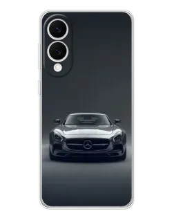 Чехол для Samsung Galaxy S25 Edge с картинкой «Mercedes на черном»