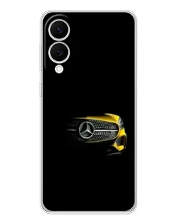 Чехол для Samsung Galaxy S25 Edge с картинкой «Mercedes — ретро стиль»