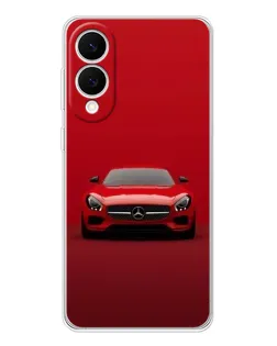 Чехол для Samsung Galaxy S25 Edge с картинкой «Красный Mercedes AMG»