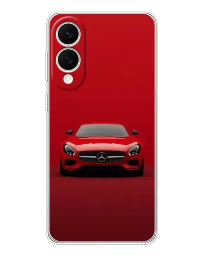 Чехол для Samsung Galaxy S25 Edge с картинкой «Красный Mercedes AMG»