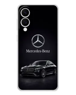 Чехол для Samsung Galaxy S25 Edge с картинкой «Mercedes — решетка радиатора»