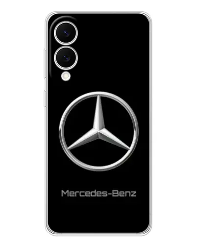 Чехол для Samsung Galaxy S25 Edge с картинкой «Mercedes Silver Logo»