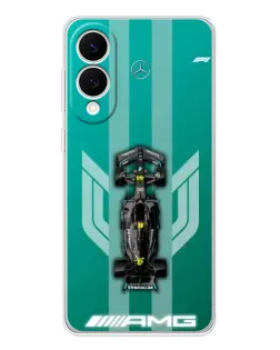 Чехол для Samsung Galaxy S25 Edge с картинкой «Mercedes AMG Petronas»