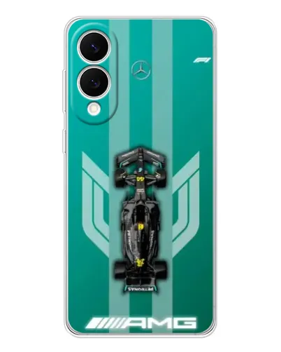 Чехол для Samsung Galaxy S25 Edge с картинкой «Mercedes AMG Petronas»