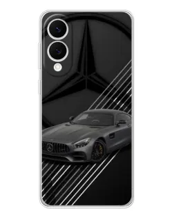 Чехол для Samsung Galaxy S25 Edge с картинкой «Mercedes AMG — графика»