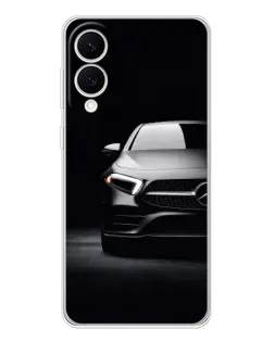 Чехол для Samsung Galaxy S25 Edge с картинкой «Свет фар Mercedes»