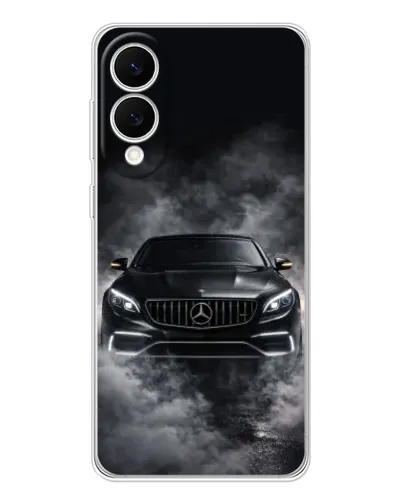 Чехол для Samsung Galaxy S25 Edge с картинкой «Mercedes в дыму»