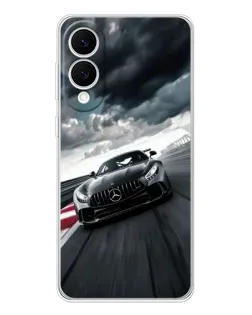 Чехол для Samsung Galaxy S25 Edge с картинкой «Гоночный Mercedes AMG»