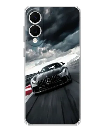 Чехол для Samsung Galaxy S25 Edge с картинкой «Гоночный Mercedes AMG»