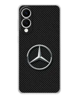 Чехол для Samsung Galaxy S25 Edge с картинкой «Карбоновый Mercedes стиль» Чехол для Samsung Galaxy S25 Edge с картинкой «Карбоновый Mercedes стиль»