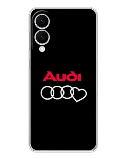 Чехол для Samsung Galaxy S25 Edge с картинкой «Логотип Audi Heart»
