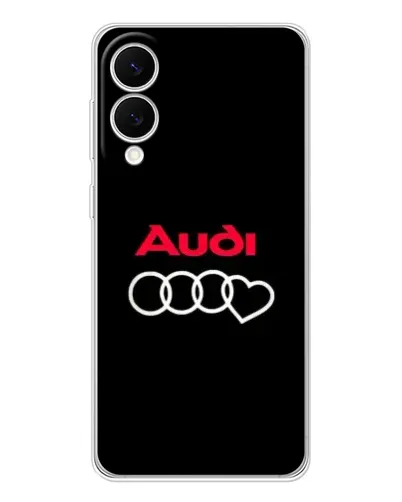 Чехол для Samsung Galaxy S25 Edge с картинкой «Логотип Audi Heart»