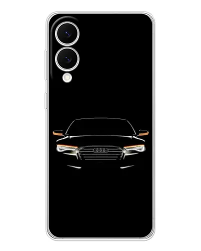 Чехол для Samsung Galaxy S25 Edge с картинкой «Audi — ночной контур»