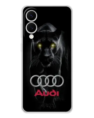 Чехол для Samsung Galaxy S25 Edge с картинкой «Пантера и Audi»