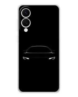 Чехол для Samsung Galaxy S25 Edge с картинкой «Взгляд Audi в темноте»