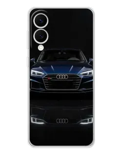 Чехол для Samsung Galaxy S25 Edge с картинкой «Audi — ночное отражение»